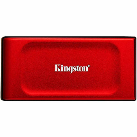 Kingston XS1000 1 TB Portable Solid State Drive - External - Red SXS1000R/1000G