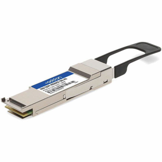 AddOn Palo Alto Networks PAN-QSFP-40GBASE-SR4 Compatible TAA Compliant 40GBase-SR4 QSFP+ Transceiver (MMF; 850nm; 150m; MPO; DOM) PAN-QSFP-40GBASE-SR4-AO