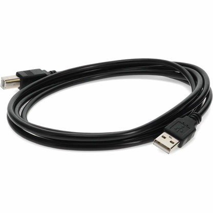 AddOn 5 pack of 3.05m (10.00ft) USB Male to Female Black Cable USBEXTAB10-5PK