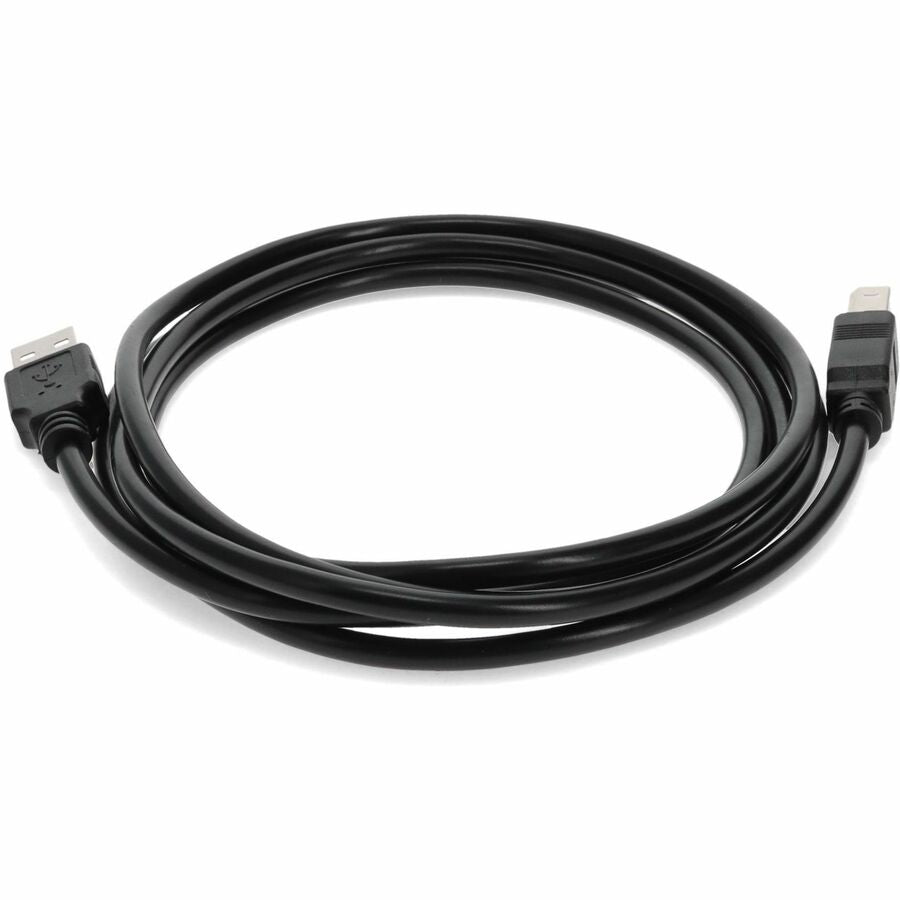 AddOn 5 pack of 3.05m (10.00ft) USB Male to Female Black Cable USBEXTAB10-5PK