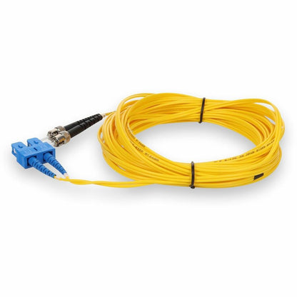 AddOn 10m Single-Mode fiber (SMF) Duplex ST/SC OS1 Yellow Patch Cable ADD-ST-SC-10M9SMF