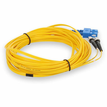 AddOn 10m Single-Mode fiber (SMF) Duplex ST/SC OS1 Yellow Patch Cable ADD-ST-SC-10M9SMF