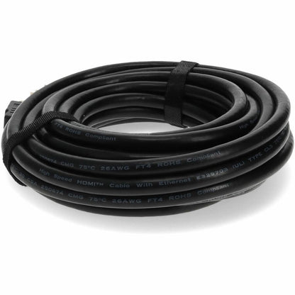 AddOn 10.67m (35.00ft) HDMI Male to Male Black Cable HDMIHSMM35-5PK