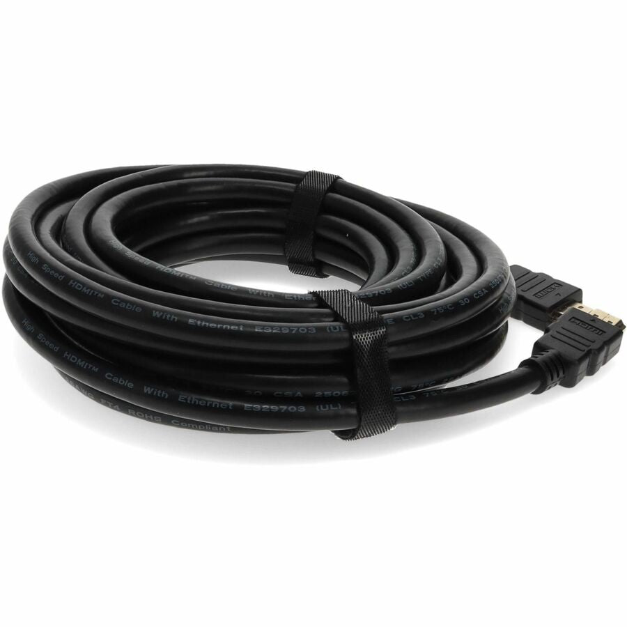 AddOn 10.67m (35.00ft) HDMI Male to Male Black Cable HDMIHSMM35-5PK