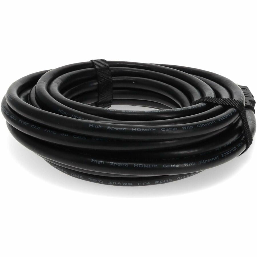 AddOn 10.67m (35.00ft) HDMI 1.4 Male to Male Black Cable HDMIHSMM35