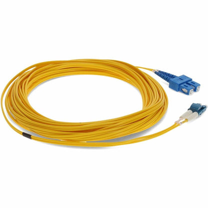 AddOn 15m SMF 9/125 Duplex SC/LC OS1 Yellow OFNR (Riser Rated) Patch Cable ADD-SC-LC-15M9SMF