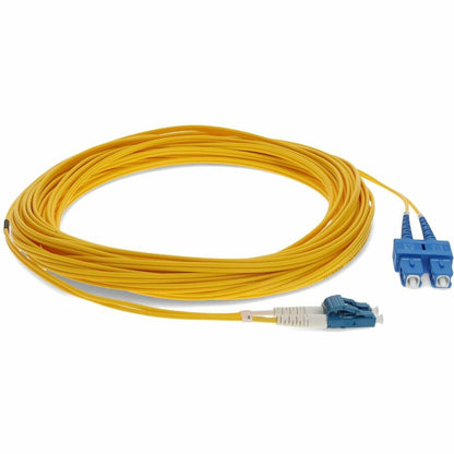 AddOn 15m SMF 9/125 Duplex SC/LC OS1 Yellow OFNR (Riser Rated) Patch Cable ADD-SC-LC-15M9SMF