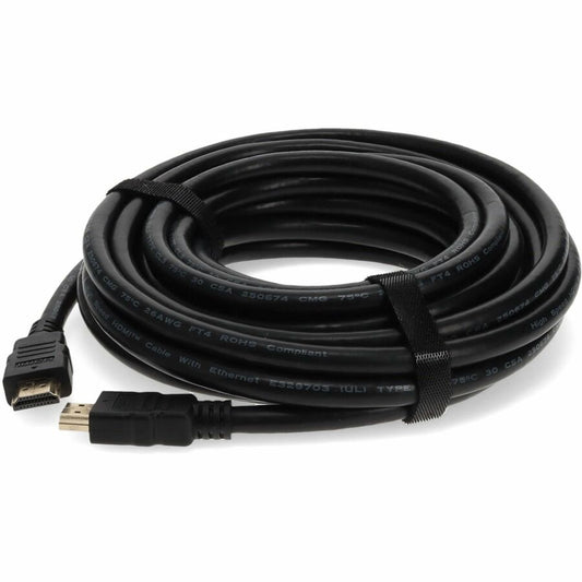 AddOn 7.62m (25.00ft) HDMI 1.3 Male to Male Black Cable HDMI2HDMI25F-5PK