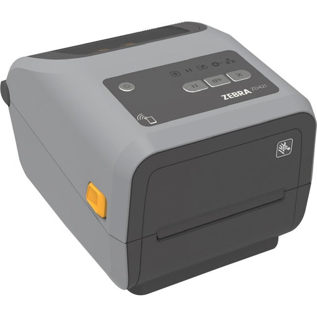 Zebra ZD421c Desktop Thermal Transfer Printer - Monochrome - Label/Receipt Print - USB - USB Host - Bluetooth - Wireless LAN - Near Field Communication (NFC) - US ZD4A042-C01W01EZ