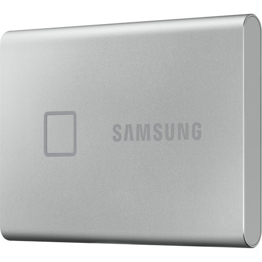 Samsung T7 MU-PC500S/WW 500 GB Portable Solid State Drive - External - PCI Express NVMe - Silver MU-PC500S/WW