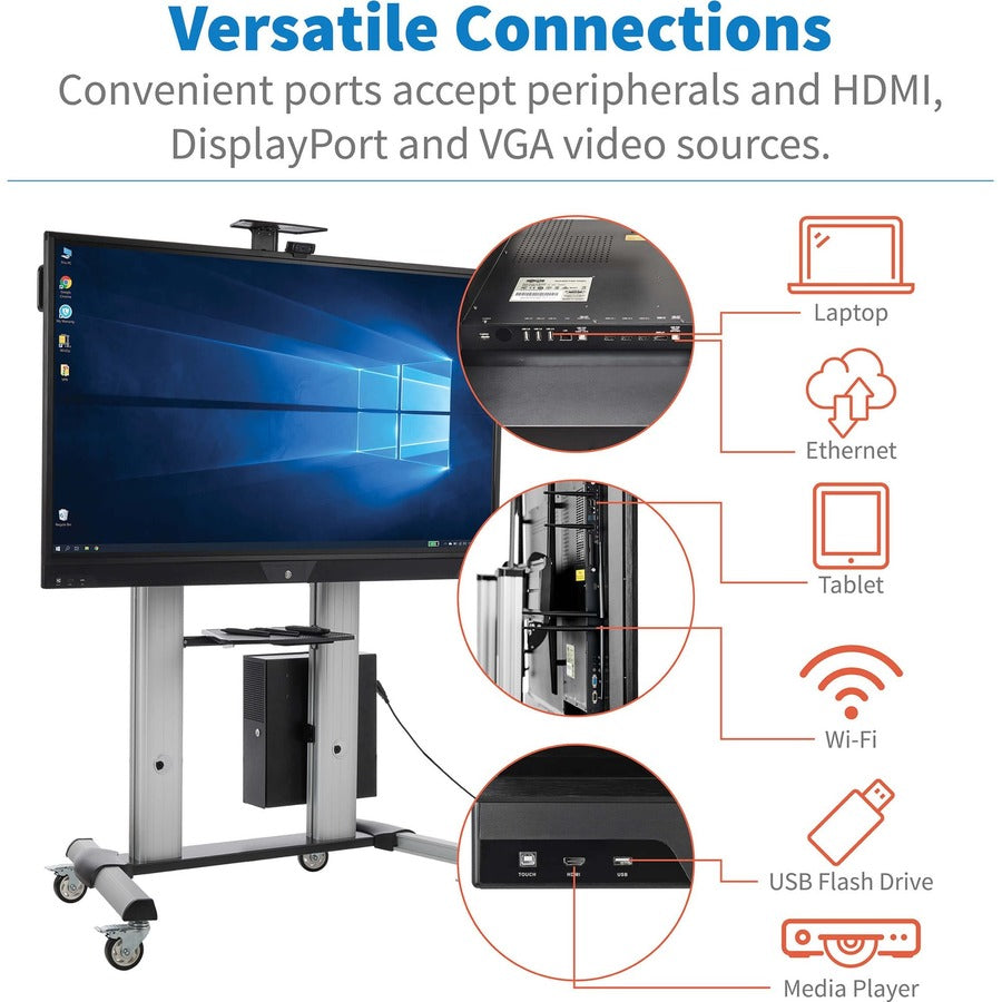 Tripp Lite by Eaton 65 In. Interactive Flat-Panel Touchscreen Display with Built-in PC DMCSTP65CBP