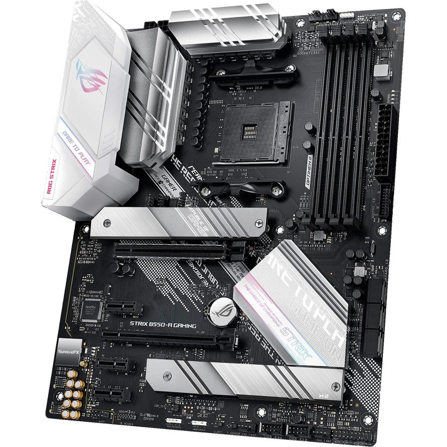 Asus ROG Strix B550-A GAMING Desktop Motherboard - AMD B550 Chipset - Socket AM4 - ATX ROG STRIX B550-A GAMING