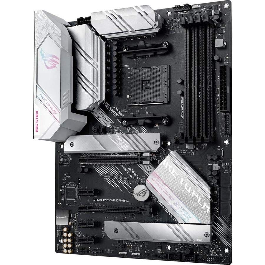 Asus ROG Strix B550-A GAMING Desktop Motherboard - AMD B550 Chipset - Socket AM4 - ATX ROG STRIX B550-A GAMING