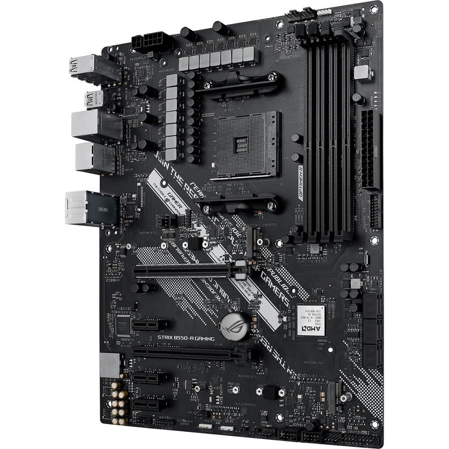 Asus ROG Strix B550-A GAMING Desktop Motherboard - AMD B550 Chipset - Socket AM4 - ATX ROG STRIX B550-A GAMING