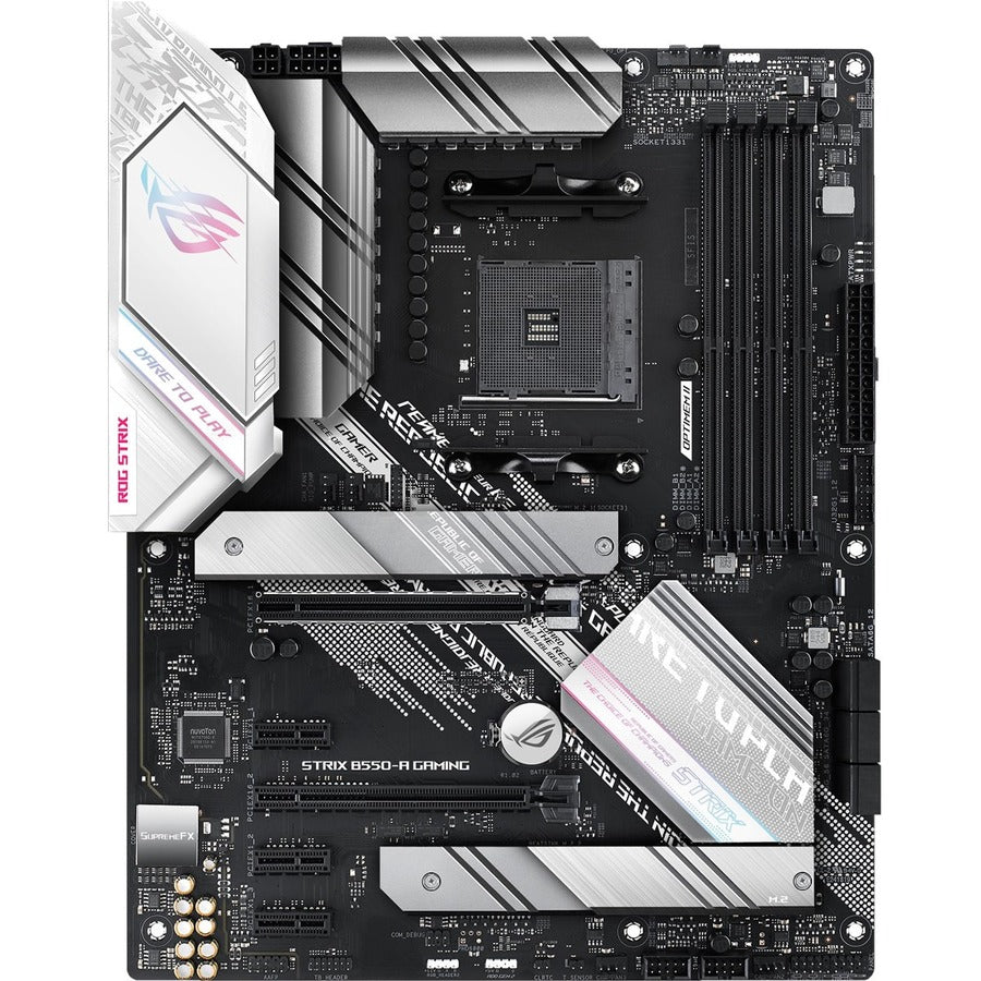 Asus ROG Strix B550-A GAMING Desktop Motherboard - AMD B550 Chipset - Socket AM4 - ATX ROG STRIX B550-A GAMING