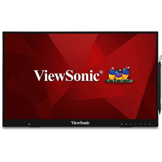 ViewSonic ID2456 24 Inch Touch Display Tablet with Active Stylus, Advanced Ergonomics and USB C for Digital Writing, Graphics Drawing, Remote Teaching, Distance Learning ID2456