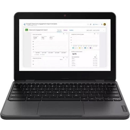 Lenovo 100e Chromebook Gen 3 82UY0000US 11.6" Chromebook - HD - Intel Celeron N4500 - 4 GB - 32 GB Flash Memory - English Keyboard - Gray 82UY0000US