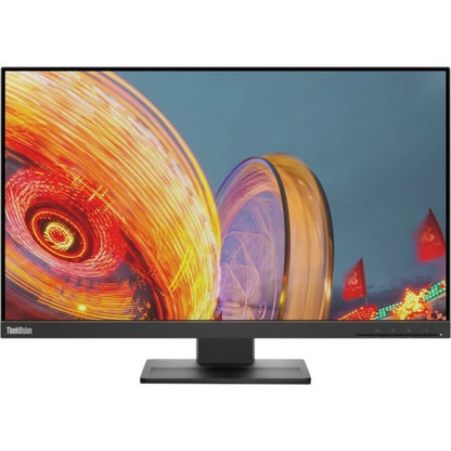 Lenovo ThinkVision E24q-20 24" Class WQHD LCD Monitor - 16:9 - Raven Black 62CFGAR1US