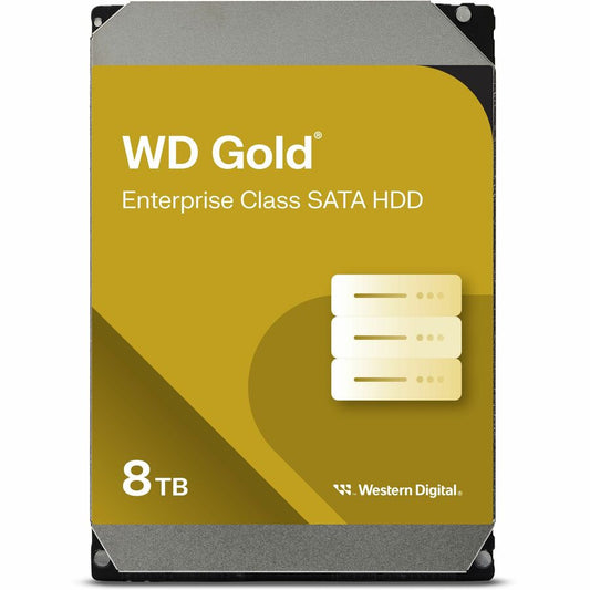 WD Gold WD8005FRYZ 8 TB Hard Drive - 3.5" Internal - SATA (SATA/600) WD8005FRYZ