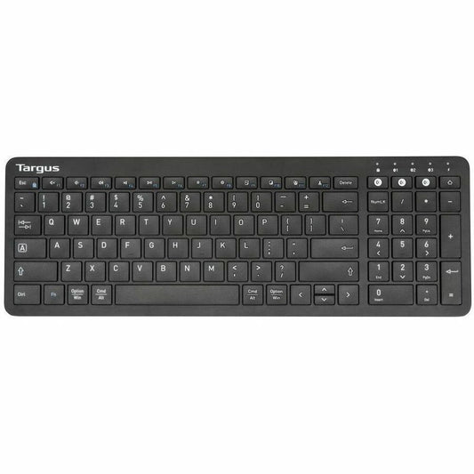 Targus Midsize Multi-Device Bluetooth Antimicrobial Keyboard, Black AKB863US