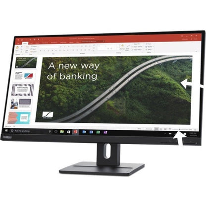 Lenovo ThinkVision E27q-20 27" Class WQHD LCD Monitor - 16:9 - Raven Black 62D0GAR1US