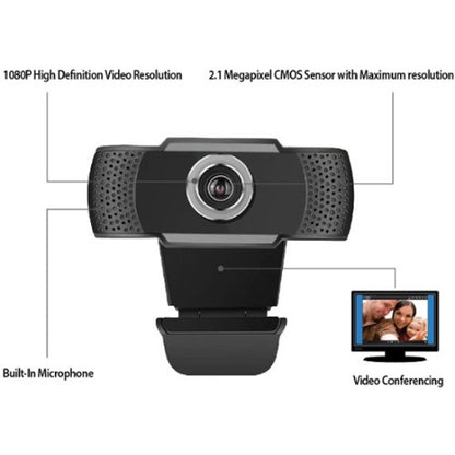 Adesso CyberTrack CyberTrack H4 Webcam - 2.1 Megapixel - 30 fps - Black - USB 2.0 CYBERTRACKH4