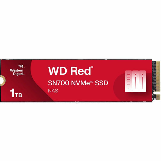 Western Digital Red S700 WDS100T1R0C 1 TB Solid State Drive - M.2 2280 Internal - PCI Express NVMe (PCI Express NVMe 3.0 x4) WDS100T1R0C