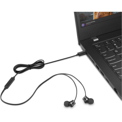 Lenovo USB-C Wired In-Ear Headphone 4XD1J77351