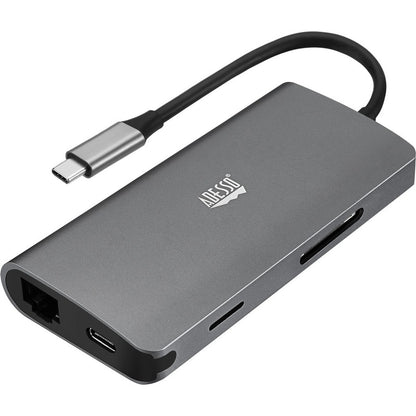 Station d'accueil multiport USB-C 8 en 1 Adesso (conforme TAA) AUH-4030