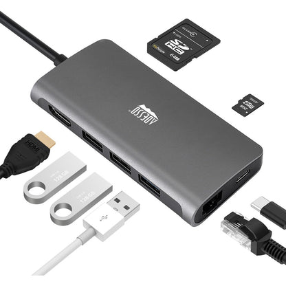 Station d'accueil multiport USB-C 8 en 1 Adesso (conforme TAA) AUH-4030