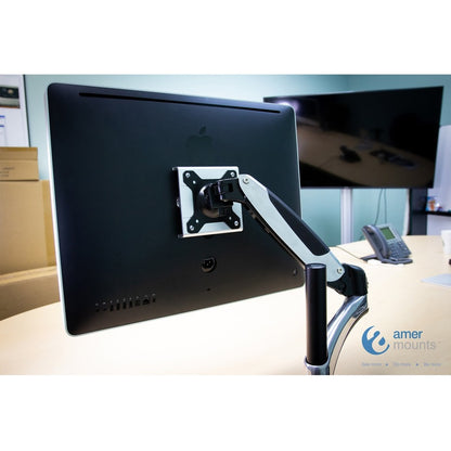 Amer Hydra Mounting Arm for Curved Screen Display, Flat Panel Display - White, Black, Chrome HYDRA1HD