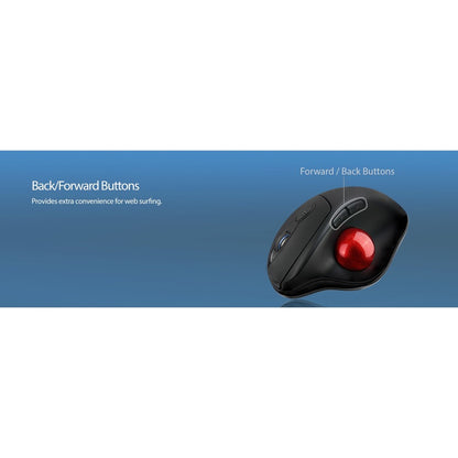 Adesso iMouse T30 - Wireless Programmable Ergonomic Trackball Mouse IMOUSE T30