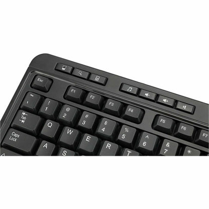 Adesso Antimicrobial Wireless Desktop Keyboard and Mouse WKB-1320CB-FR