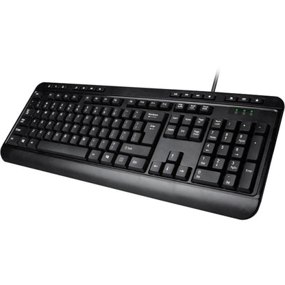 Adesso Antimicrobial Multimedia Desktop Keyboard and Mouse AKB-132CB-FR