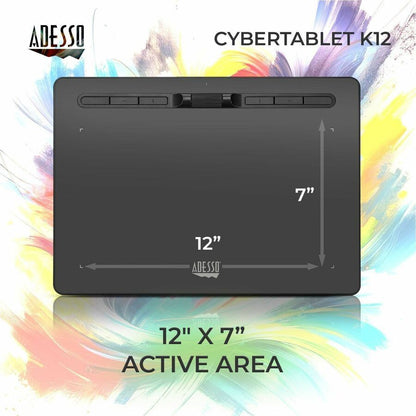 Adesso 12" x 7" Graphic Tablet CYBERTABLET K12