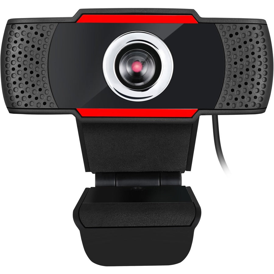 Adesso CyberTrack CyberTrack H3 Webcam - 1.3 Megapixel - 30 fps - Black, Red - USB 2.0 CYBERTRACKH3