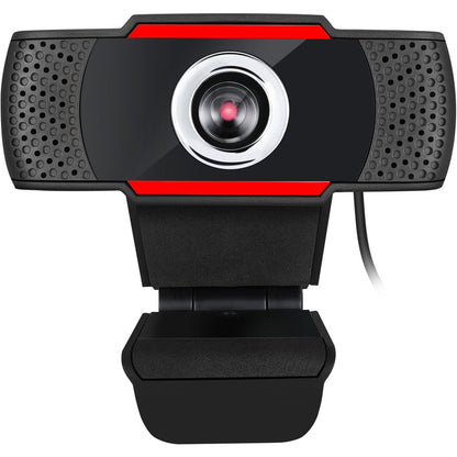 Adesso CyberTrack CyberTrack H3 Webcam - 1.3 Megapixel - 30 fps - Black, Red - USB 2.0 CYBERTRACKH3