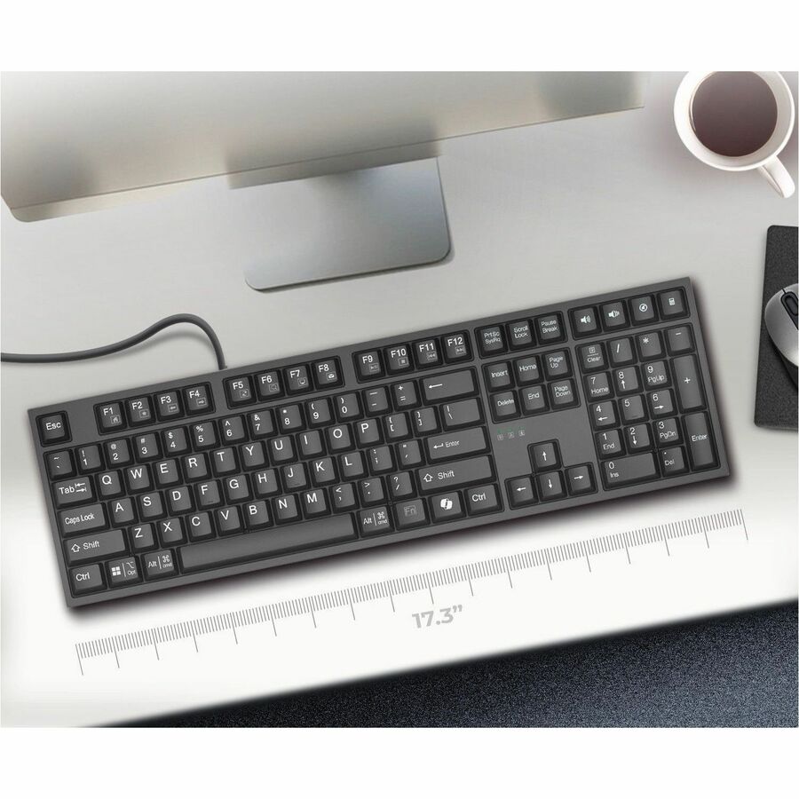 Adesso Multi-OS Mechanical Keyboard With CoPilot AI Hotkey AKB-670UB