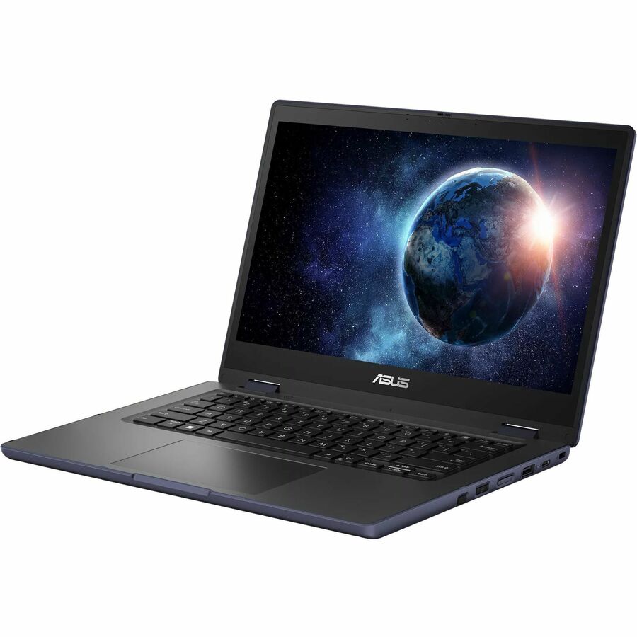 Asus BR1402F BR1402FGA-E31T-CA Ordinateur portable 2 en 1 convertible et robuste à écran tactile 14" - Full HD - Intel Core i3 i3-N305 - 8 Go - Gris minéral BR1402FGA-E31T-CA