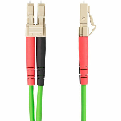 StarTech.com 1m (3.3ft) LC to LC (UPC) OM5 Multimode Fiber Optic Cable, 50/125&micro;m Duplex Zipcord, 40G/100G, LSZH Fiber Jumper Cord LCLCL-1M-OM5-FIBER