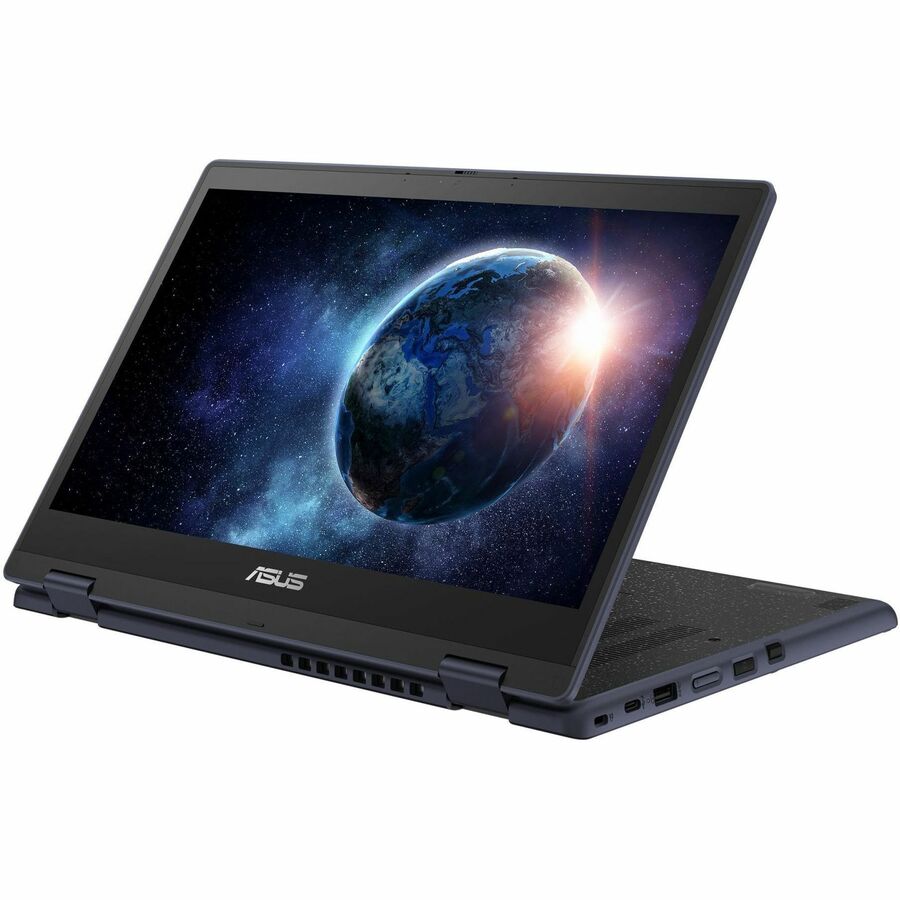 Asus BR1402F BR1402FGA-P31T-CA Ordinateur portable 2 en 1 convertible et robuste avec écran tactile de 14 pouces - Full HD - Intel Core i3 i3-N305 - 8 Go - SSD de 256 Go - Gris minéral BR1402FGA-P31T-CA