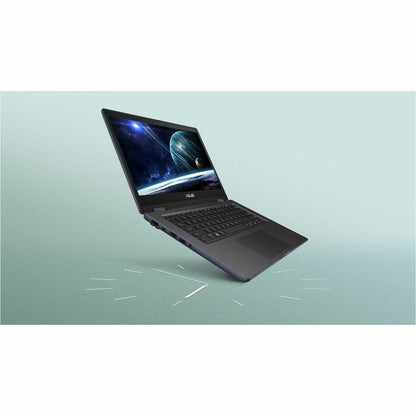 Asus BR1402F BR1402FGA-P31T-CA Ordinateur portable 2 en 1 convertible et robuste avec écran tactile de 14 pouces - Full HD - Intel Core i3 i3-N305 - 8 Go - SSD de 256 Go - Gris minéral BR1402FGA-P31T-CA