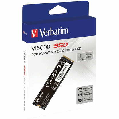 Disque SSD Verbatim Vi5000 1 Go - M.2 2280 interne - PCI Express NVMe (PCI Express NVMe 4.0) 31826