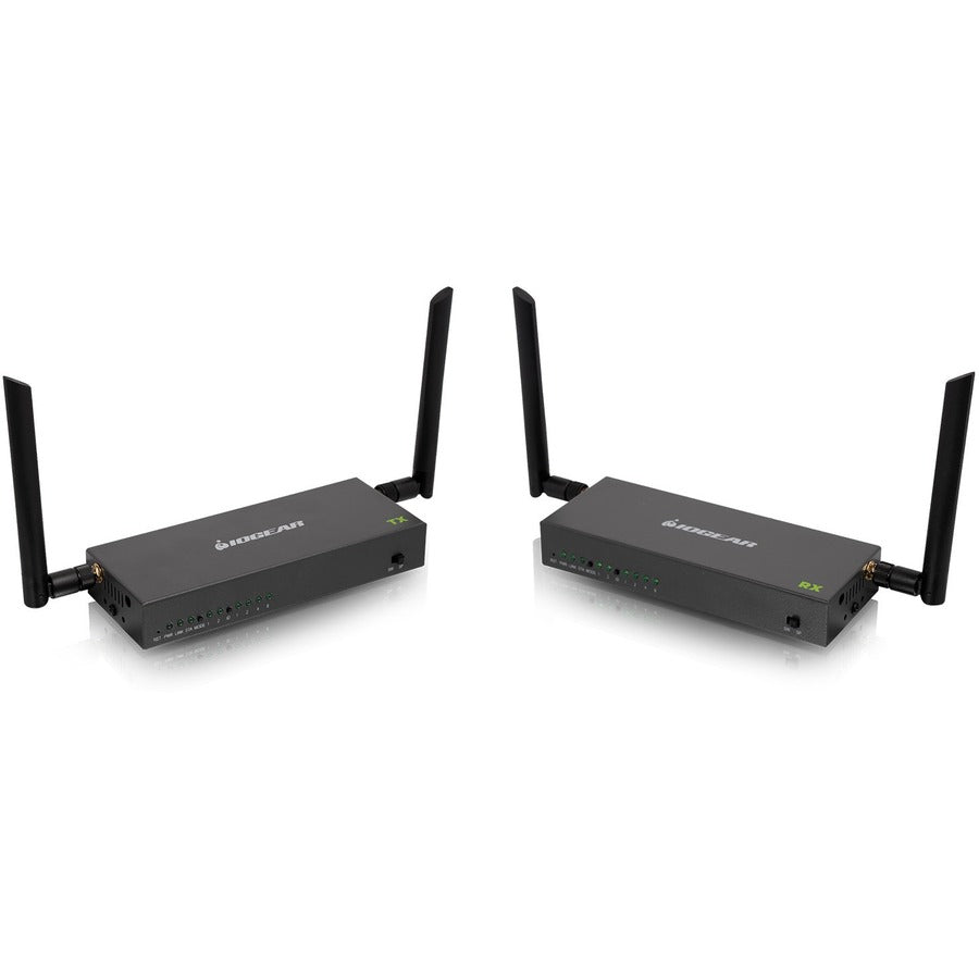 IOGEAR Long Range Wireless 4K Video Transmitter and Receiver Kit with Local Passthrough GWLRSSKIT4K