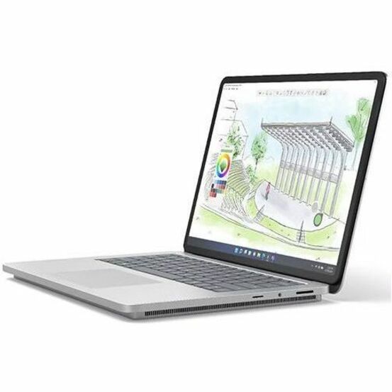 Microsoft Surface Laptop Studio 2 14,4" Écran tactile convertible (curseur flottant) Ordinateur portable 2 en 1 - Intel Core i7 13e génération i7-13800H - Plateforme Intel Evo - 32 Go - SSD 1 To - Clavier anglais, français - Platinum Z1J-00001