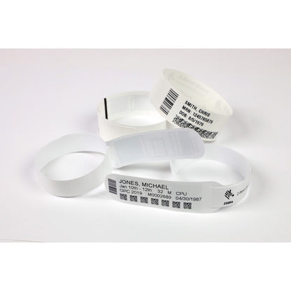 Bracelet Zebra en polypropylène 1 x 11 pouces Thermique direct Zebra Z-Band Direct HC100 10006995K