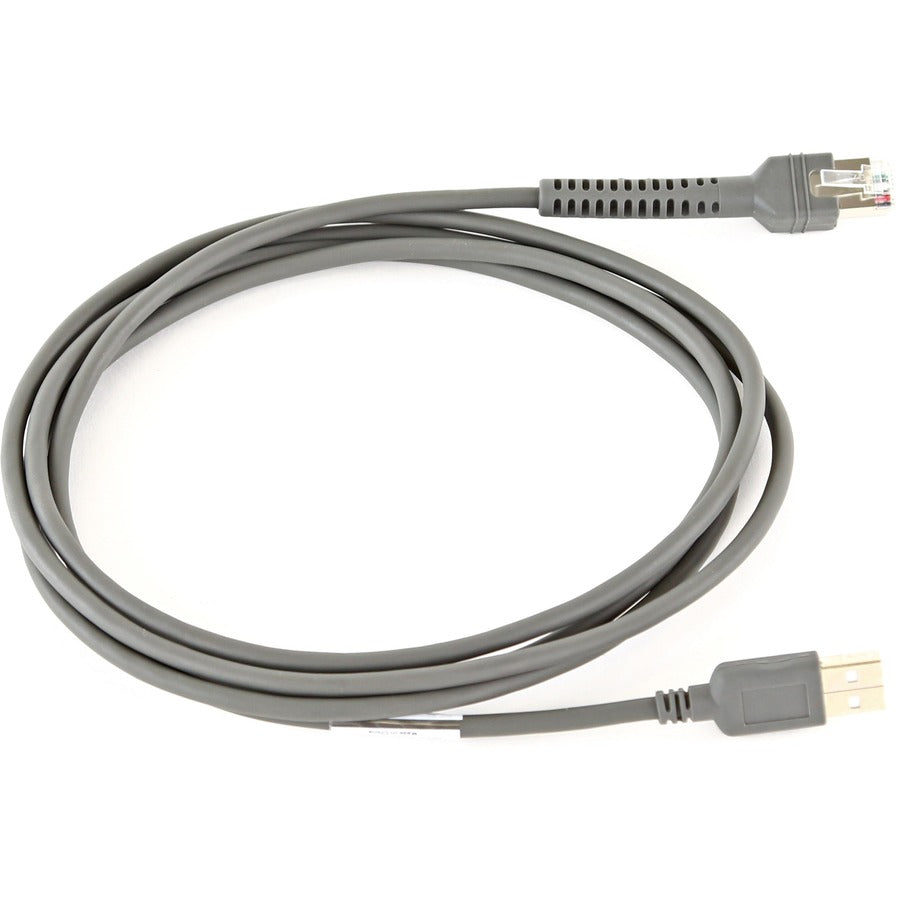 Câble Zebra - USB blindé : connecteur série A, 7 pi (2,1 m), droit CBA-U21-S07ZBR