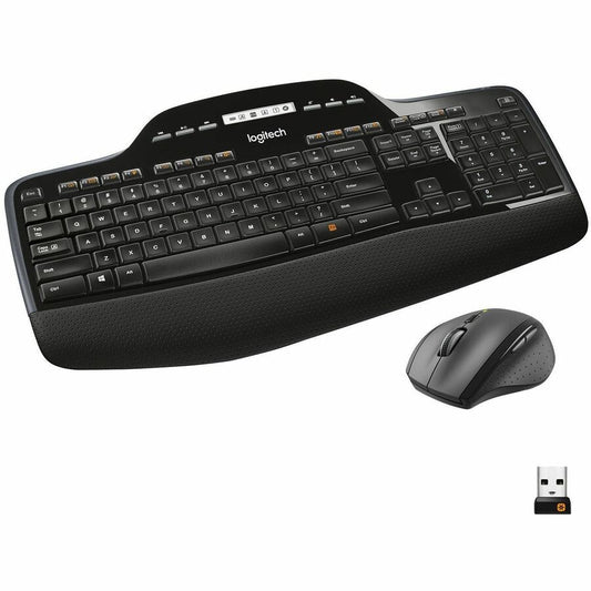 Ensemble clavier et souris sans fil Logitech MK710 pour Windows, technologie sans fil avancée 2,4 GHz, souris sans fil, touches multimédias, autonomie de la batterie de 3 ans, PC/Mac 920-002416