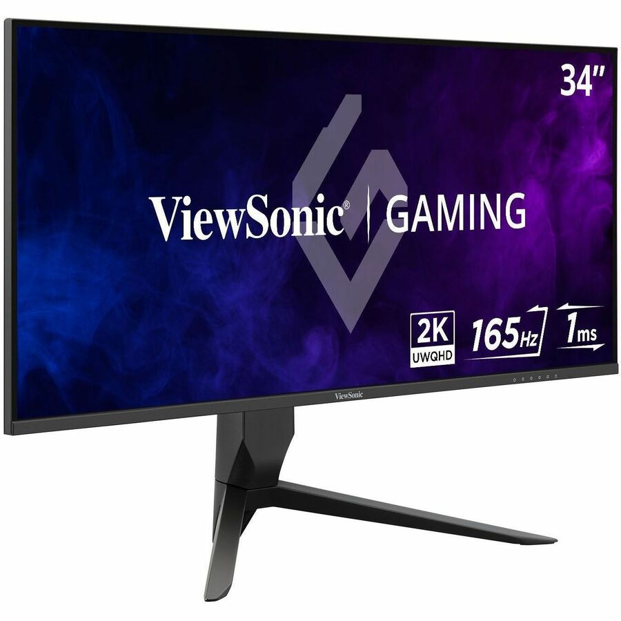 ViewSonic VX3418-2K 34" 21:9 1440p 1ms 165Hz Gaming Monitor with FreeSync Premium, Eye Care, HDMI, DisplayPort and USB VX3418-2K