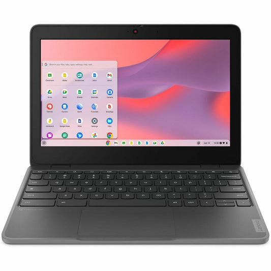 Lenovo 100e Chromebook Gen 4 100e 82W0000PUS 11.6" Chromebook - HD - Octa-core (MediaTek Cortex A76 + Cortex A55) - 8 GB - 64 GB Flash Memory - English Keyboard - Graphite Gray 82W0000PUS